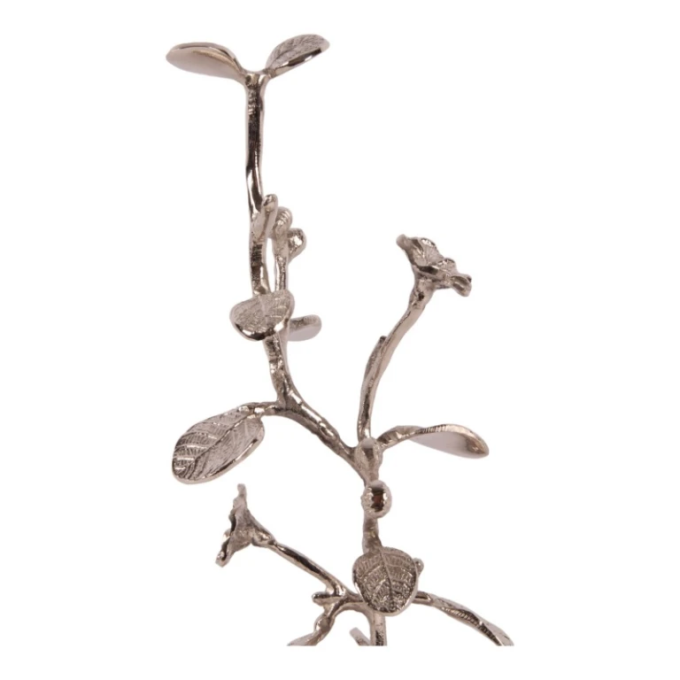 Stojan na šperky – stříbrný – 25 cm