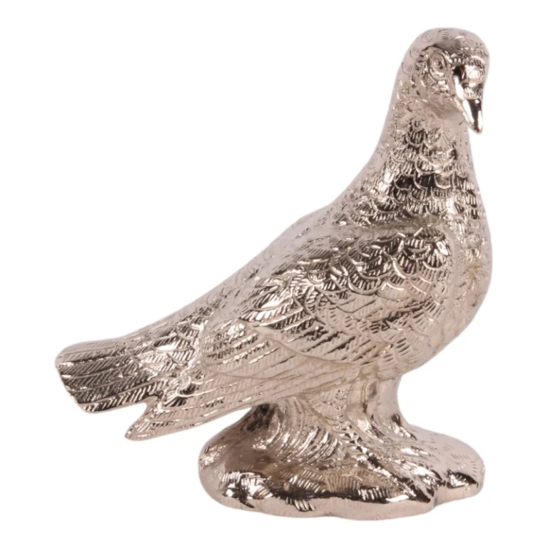 Holub mosaz – stříbrná – 15 cm