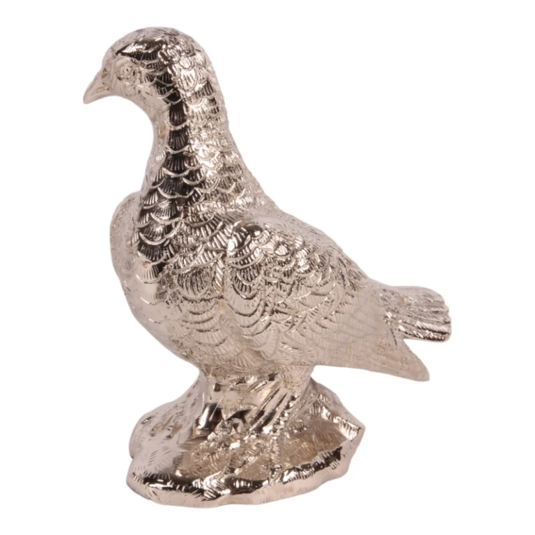 Holub mosaz – stříbrná – 15 cm