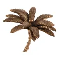 Decoratieve palmboom - goud - 23,5 cm - messing