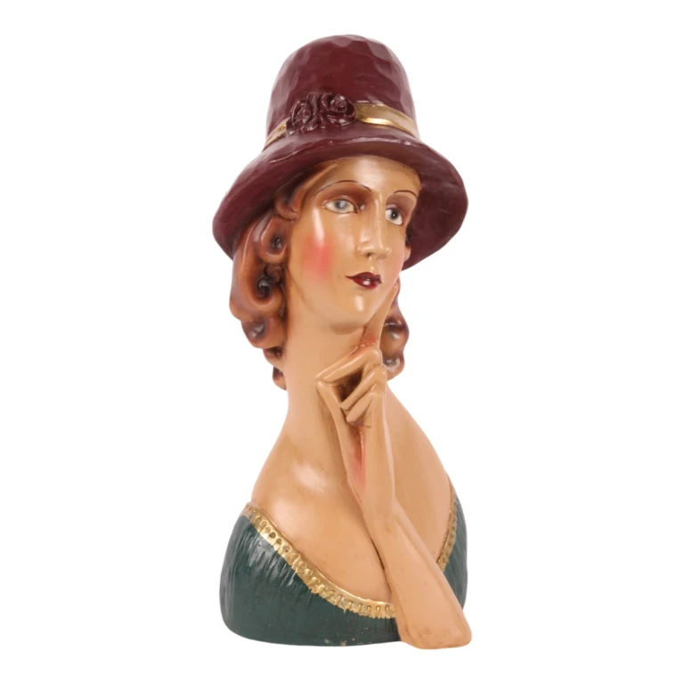 Busta ženy – hnědá – 44,5 cm