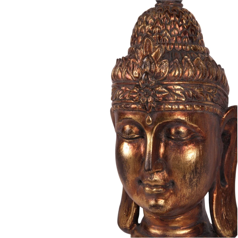 Busta Buddhy – zlatá – 36,5 cm