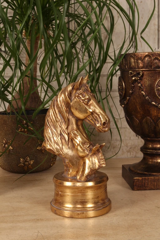 Koňské hlavy ze zlata – 26,5 cm – 1 kus