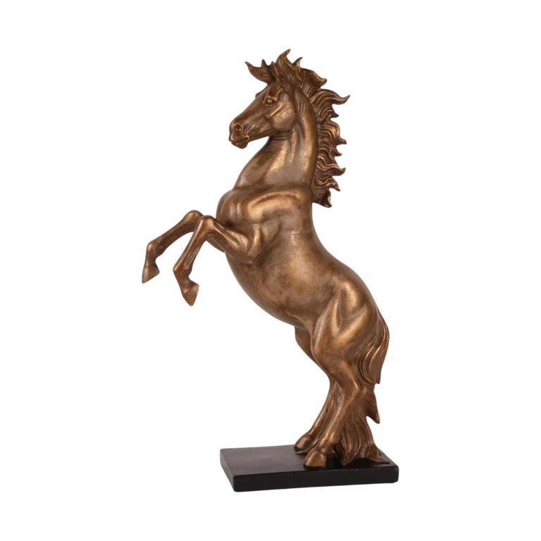 Socha koně v bronzové barvě – 43,5 cm