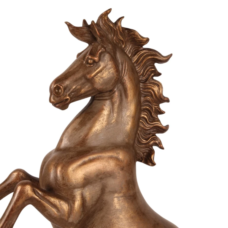 Socha koně v bronzové barvě – 43,5 cm