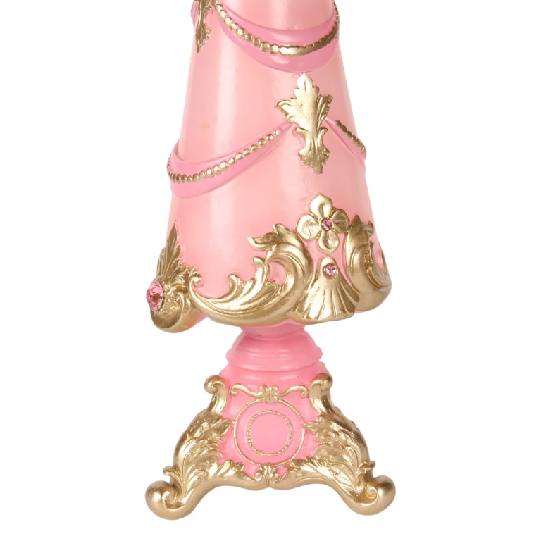 Miniaturní vánoční stromek – růžová – 35,8 cm – umělá pryskyřice