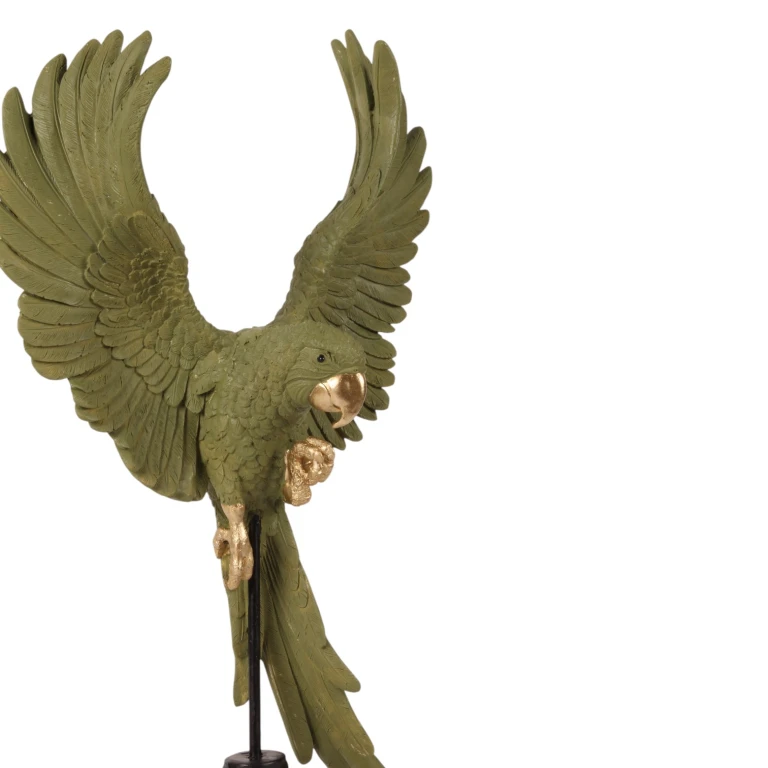 Papoušek na tyči – zelený – 52,5 cm