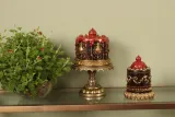 Decoratietaart - bruin - 20 cm - kunsthars