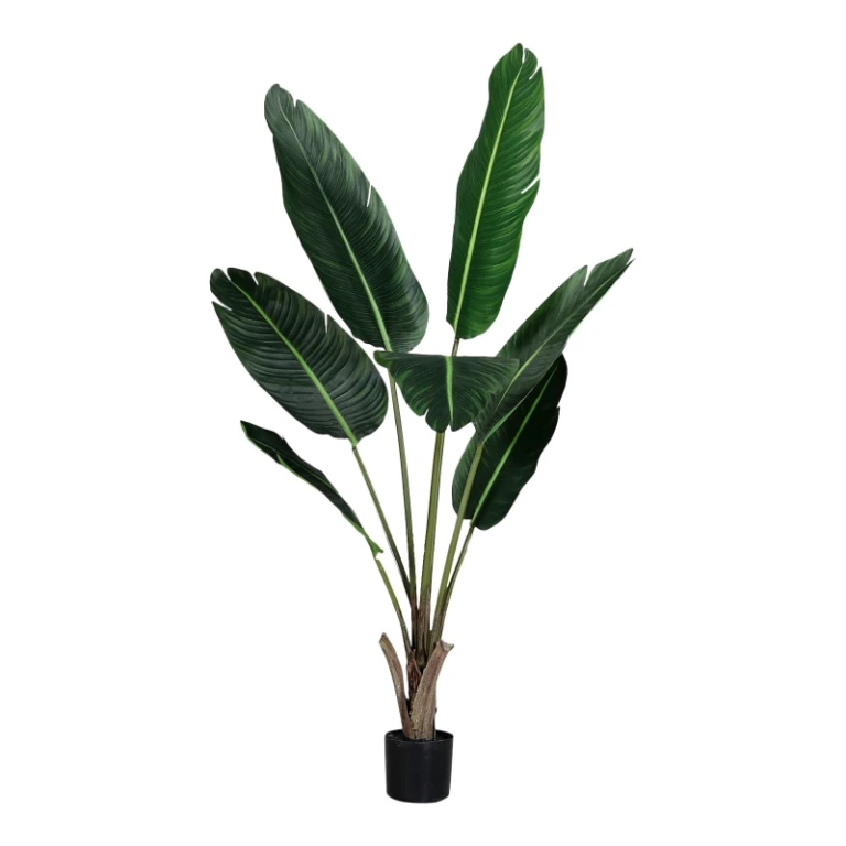Umělá rostlina Strelitzia – zelená – 135 cm – 1 kus