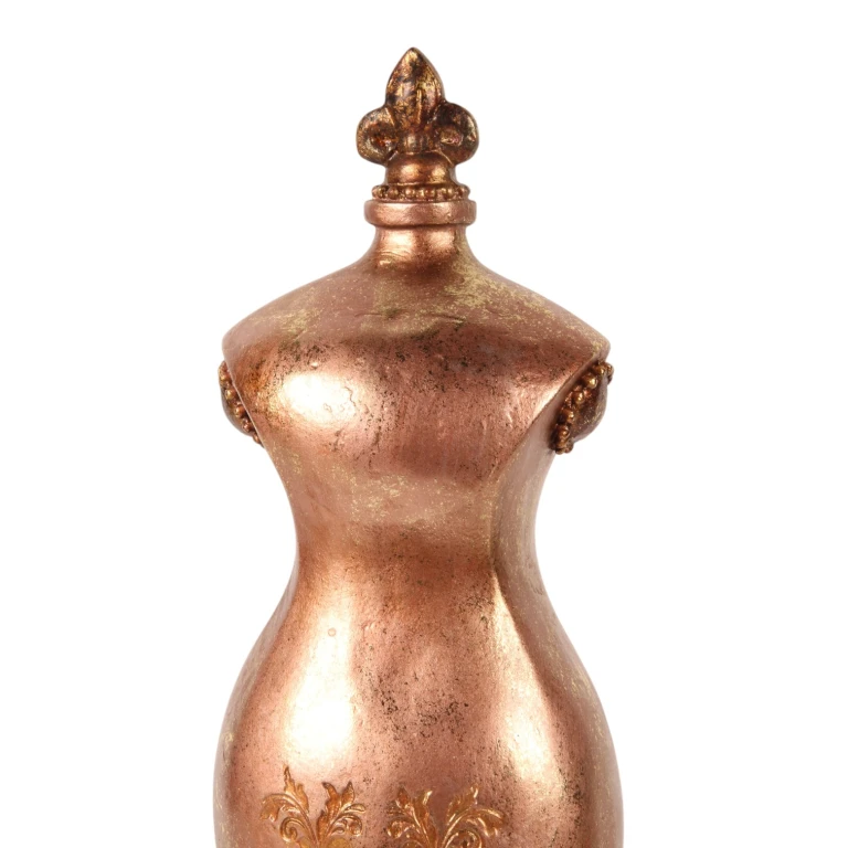 Busta manekýn trupu - zlatá - 41 cm - 1 kus
