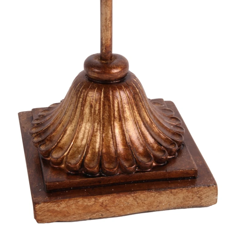 Fleur-de-lis na noze – zlatá – 38 cm – umělá pryskyřice