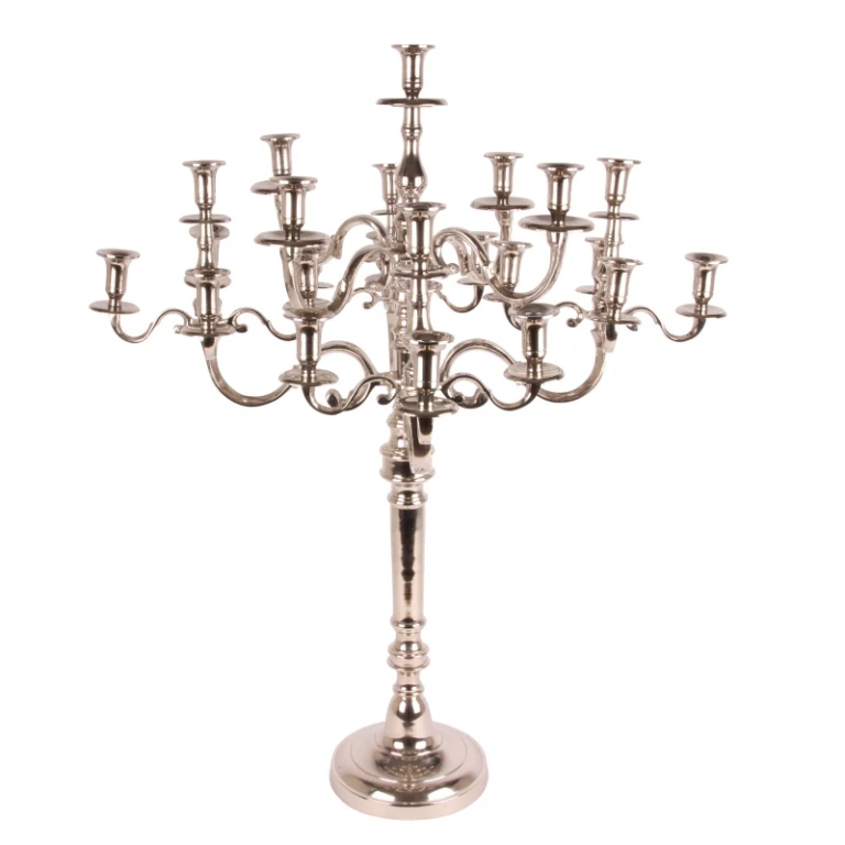 Candelabrum - 25 arms - 100 cm - silver - aluminium