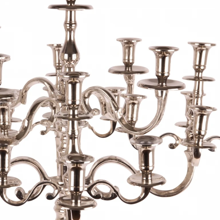 Candelabrum - 25 arms - 100 cm - silver - aluminium