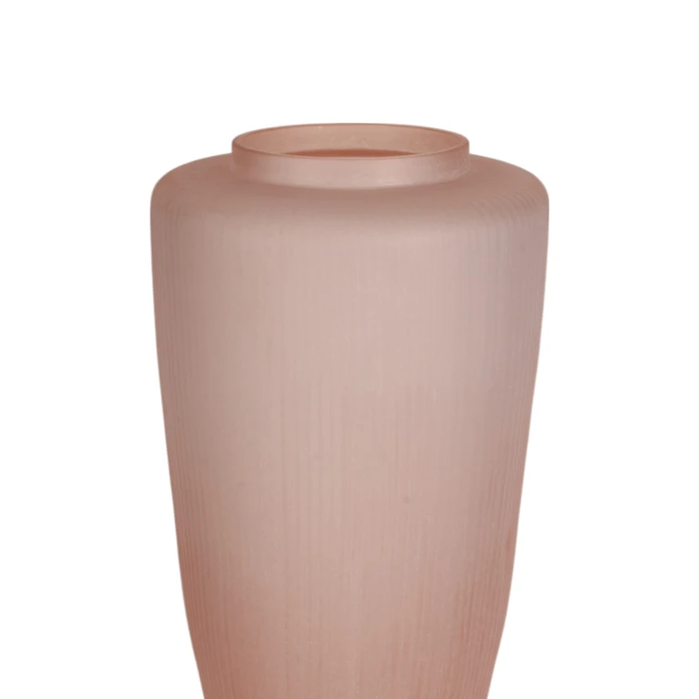 Váza Clay - 72 cm - růžová - glazovaná