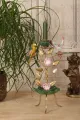 Kandelaar Vogels 38,5 cm - Groen - Resin