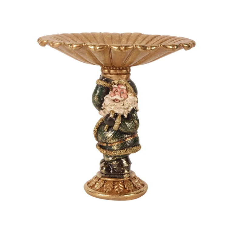 Christmas Santa Decorative Bowl - Red - 24 cm - 1 Piece