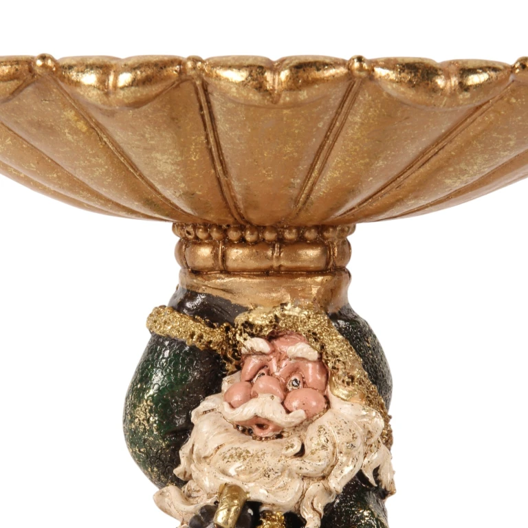 Christmas Santa Decorative Bowl - Red - 24 cm - 1 Piece