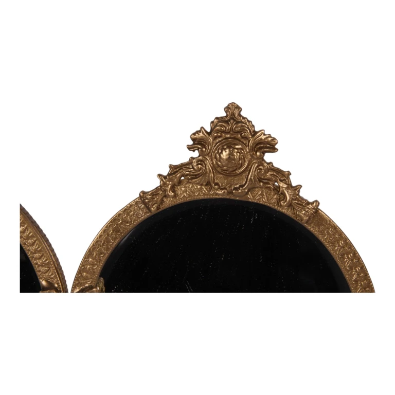 Round mirror - copper-colored - 27.5 cm - 1 piece