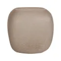 Vaas Pebble - 26 cm - bruin - glas
