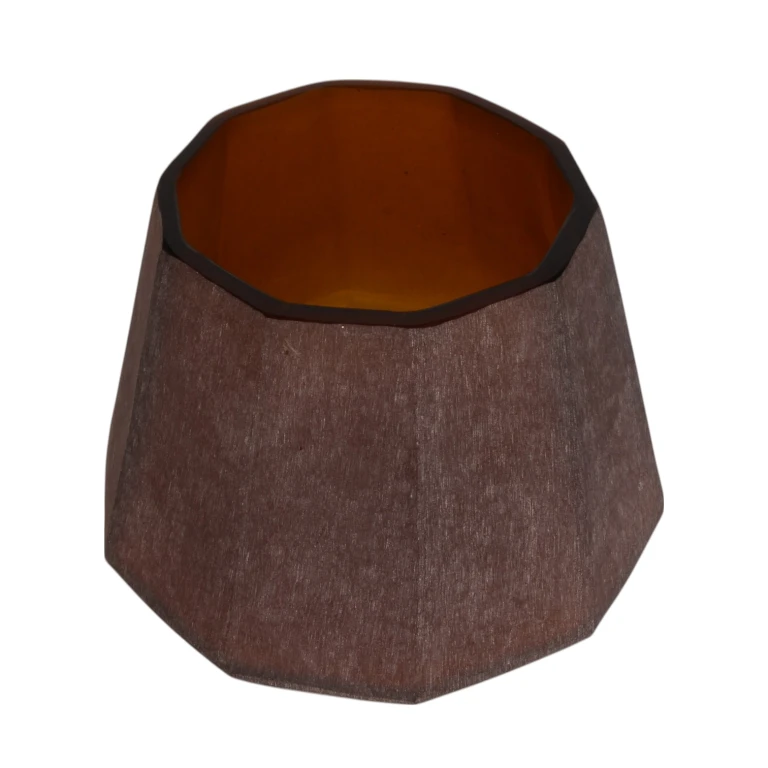 Váza Diamond - 23 cm - jantarová - sklo
