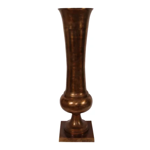 Vaas - 123 cm - Antiek brons - Aluminium