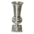Váza - 86 cm - stříbrná - hliník