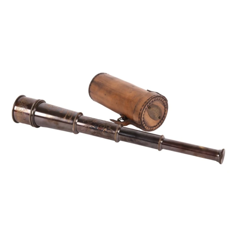 Telescope - wood & brass - 40 cm