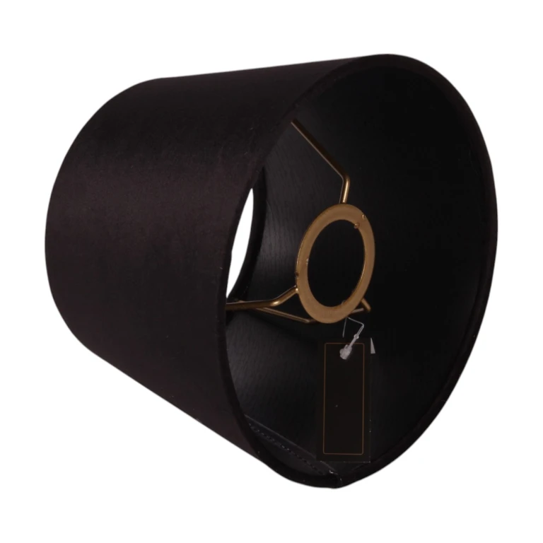 Stínidlo kulaté - 20 cm - černé - látka