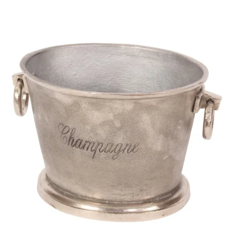 Champagnekoeler - Zilver - 22 cm