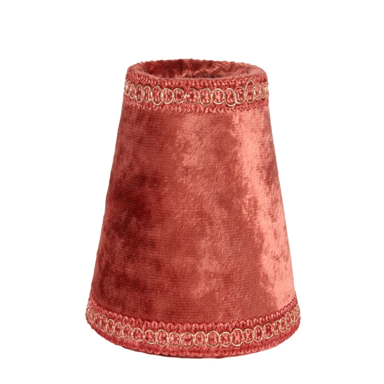 Stínidlo - 9 cm - červené - látka